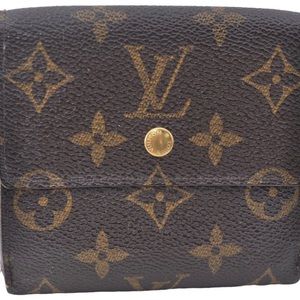 AUTHENTIC LV UNISEX CANVAS WALLET IN GOOD CONDITION